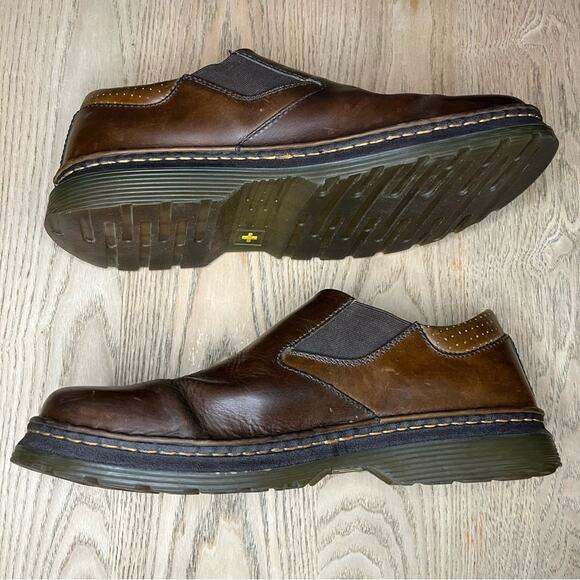 Dr. Martens Orson Leather Slip On Oxford Loafer Chunky Dark Brown Men’s 11 - Picture 7 of 10